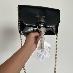 Black and Gold Jimmy Choo bag